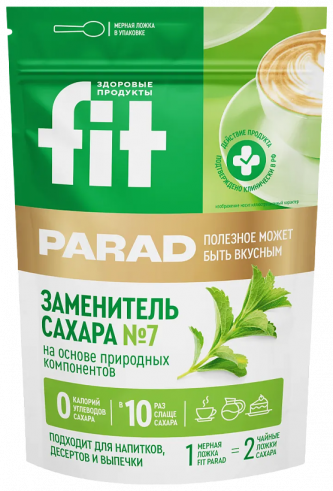 FitParad Заменитель сахара №7 дойпак, 400 грамм