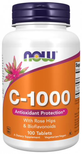 NOW C-1000 with 100 mg of Bioflavonoids, 100 капсул