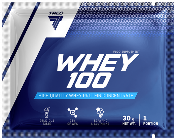 Trec Nutrition Whey 100, Концентрат сывороточного протеина, 30 грамм