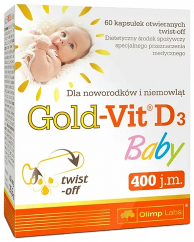 Olimp Labs Gold-Vit D3 Baby, 60 капсул