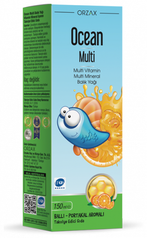 Orzax OCEAN MULTI VITAMIN SYRUP, 150 мл