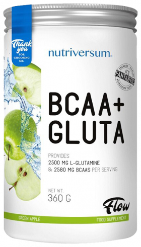 Nutriversum Flow BCAA + Gluta, 360 грамм