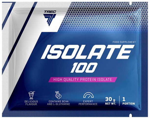 Trec Nutrition CFM Isolate 100, Изолят сывороточного белка, 30 грамм