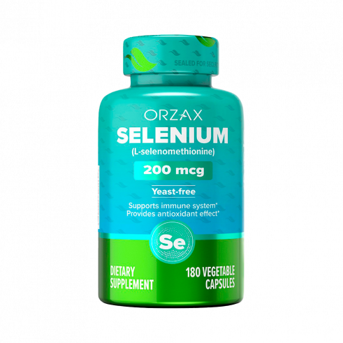 Orzax Selenium, Селениум, 180 капсул