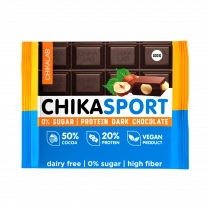 Chikalab Шоколад темный с фундуком, 100 грамм