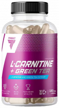 Trec Nutrition L-Carnitine + Green Tea, Жидкий L-Карнитин и Экстракт зеленого чая, 180 капсул